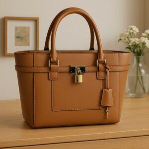 Il Bel Cristallo Camel Structured Satchel – EPCOT Italy Pavilion – Excellent